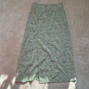 Floral Green Women's Skirt